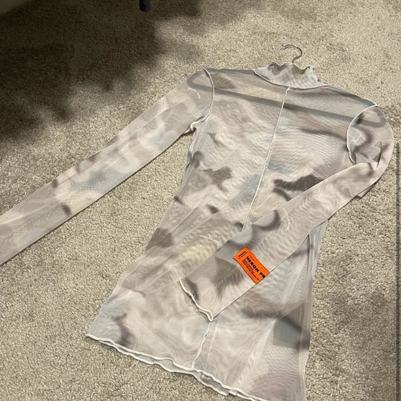 Heron Preston Scalloped tie-dyed turtleneck top 🧡 - Picture 2 of 2